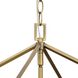Hillcrest 4 Light 17 inch Vintage Brass Foyer Light Ceiling Light