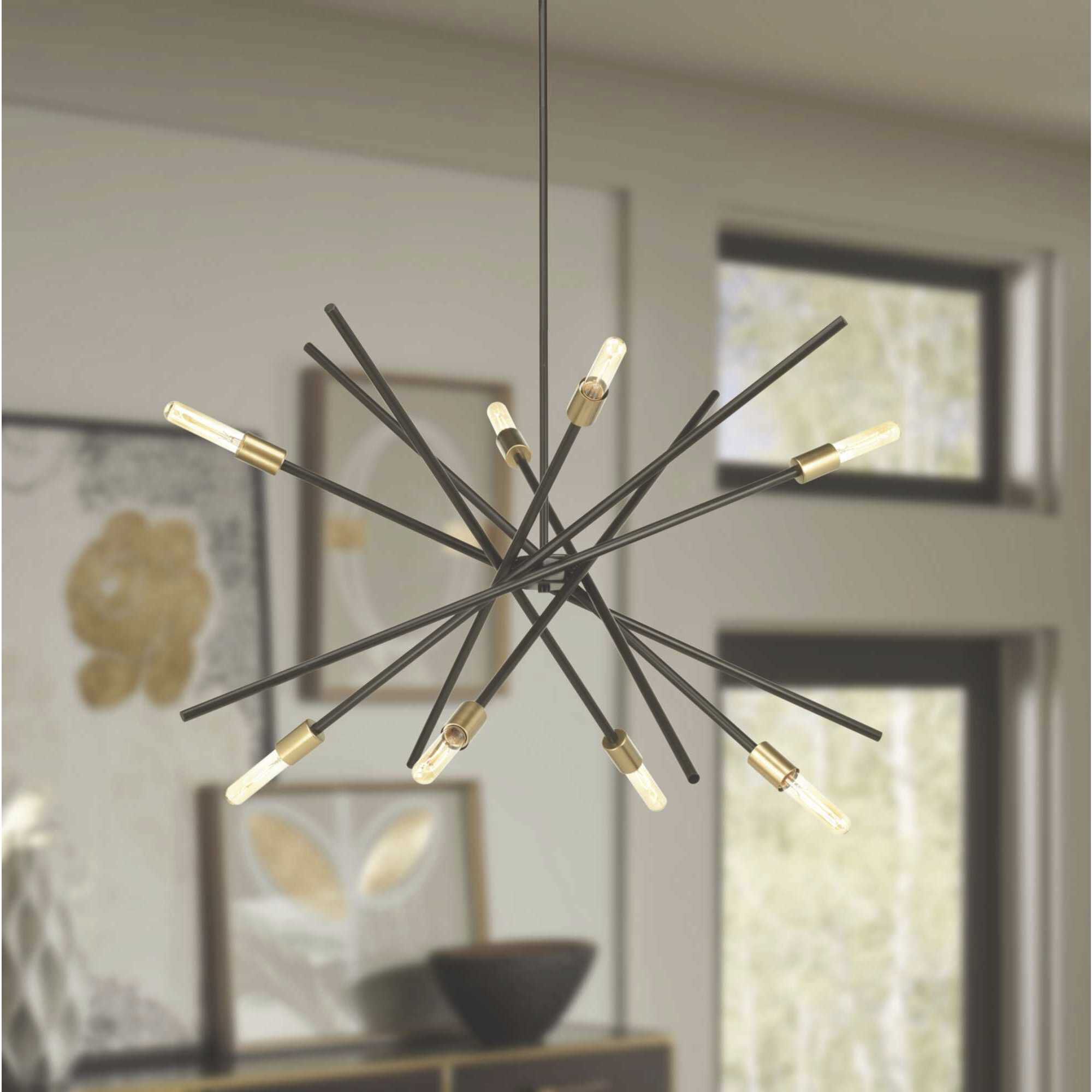 Progress P400109-020 Astra 8 Light 42 inch Antique Bronze