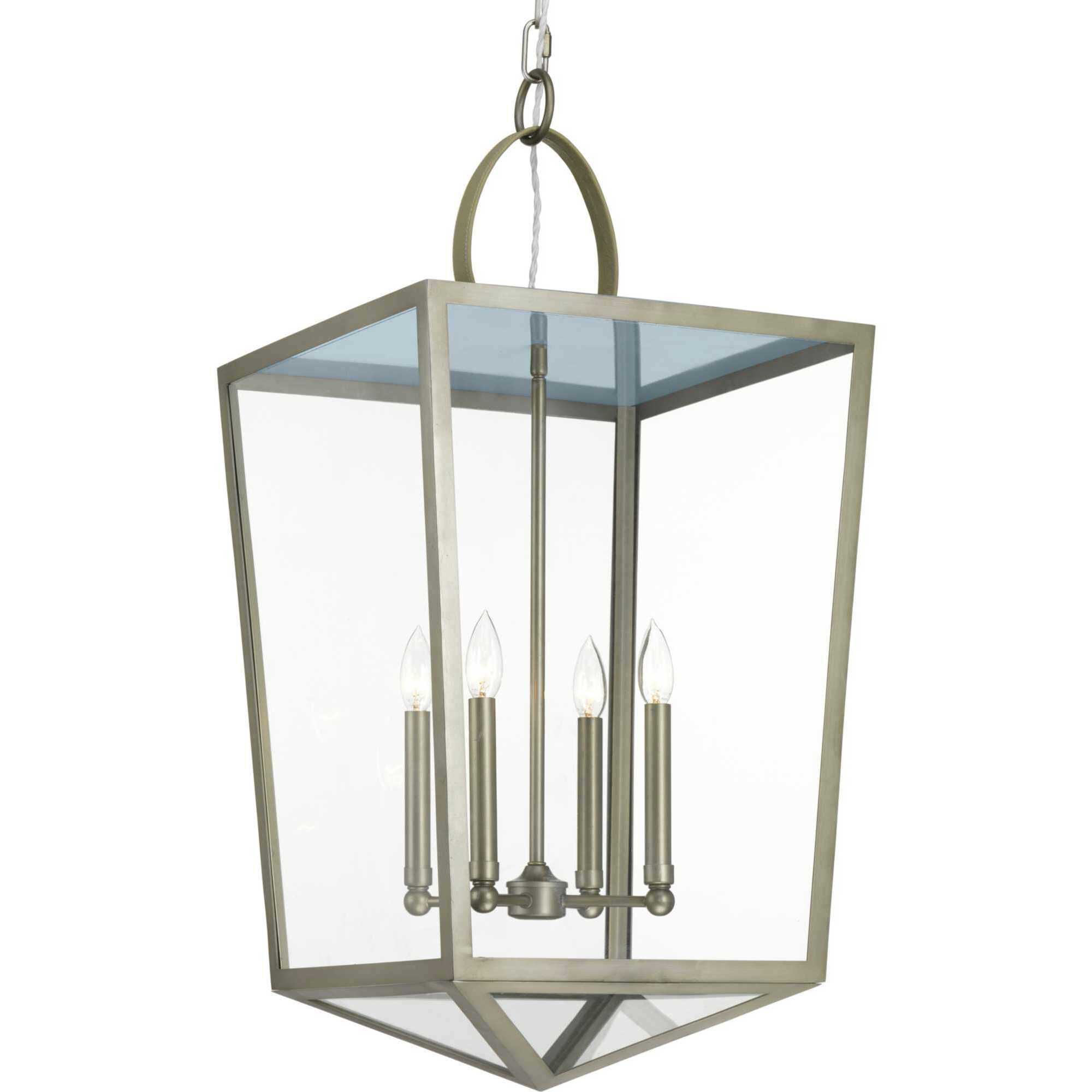 Point Dume™ Shearwater 4 Light 16.25 inch Antique Nickel Foyer Pendant Ceiling Light, Design Series