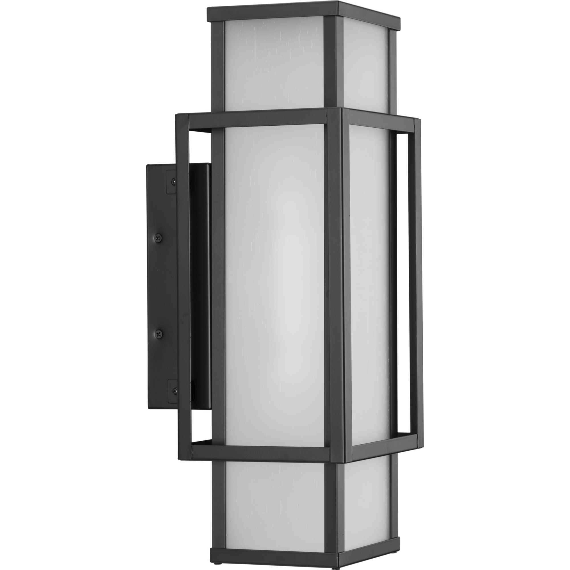 Unison 2 Light 18 inch Matte Black Outdoor Wall Lantern