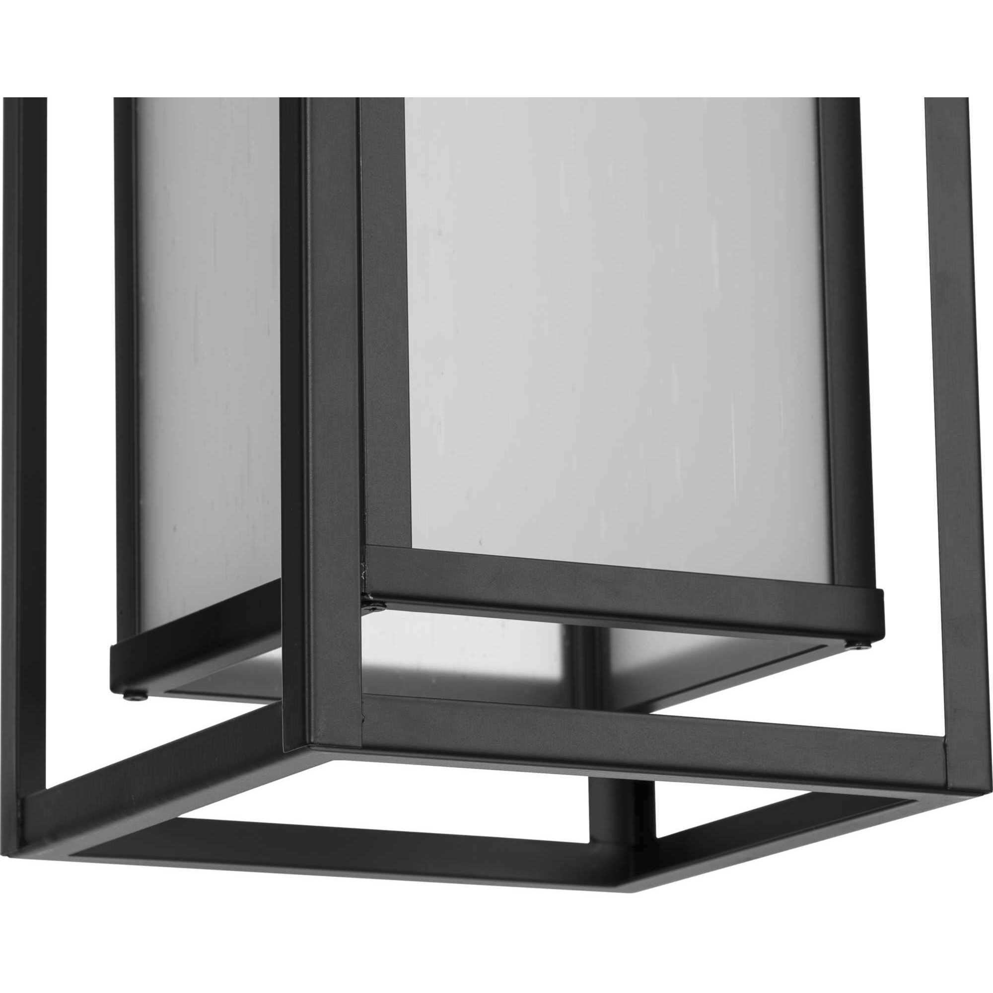 Unison 1 Light 7 inch Matte Black Outdoor Hanging Lantern