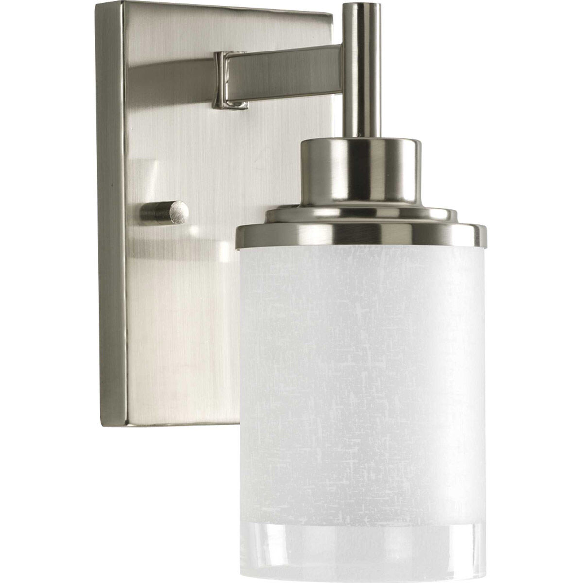 Alexa 1 Light 5 inch Brushed Nickel Bath Vanity Wall Light