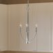 Jheni 3 Light 12 inch Brushed Nickel Chandelier Ceiling Light