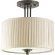 Clayton 2 Light 13 inch Espresso Semi-Flush Mount Ceiling Light