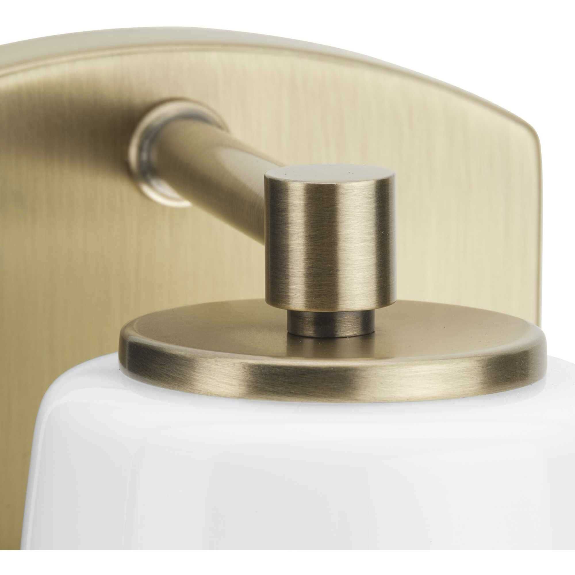 Haven 1 Light 4.75 inch Vintage Brass Bath Light Wall Light