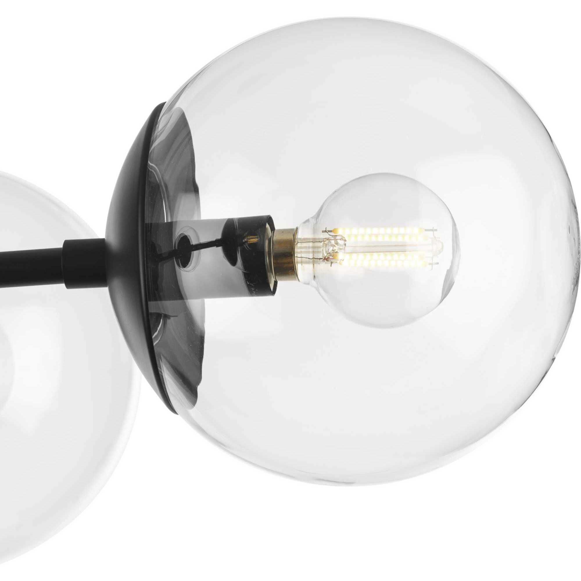 Atwell 5 Light 28 inch Matte Black Chandelier Ceiling Light