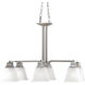 North Park 6 Light 27.25 inch Brushed Nickel Chandelier Ceiling Light