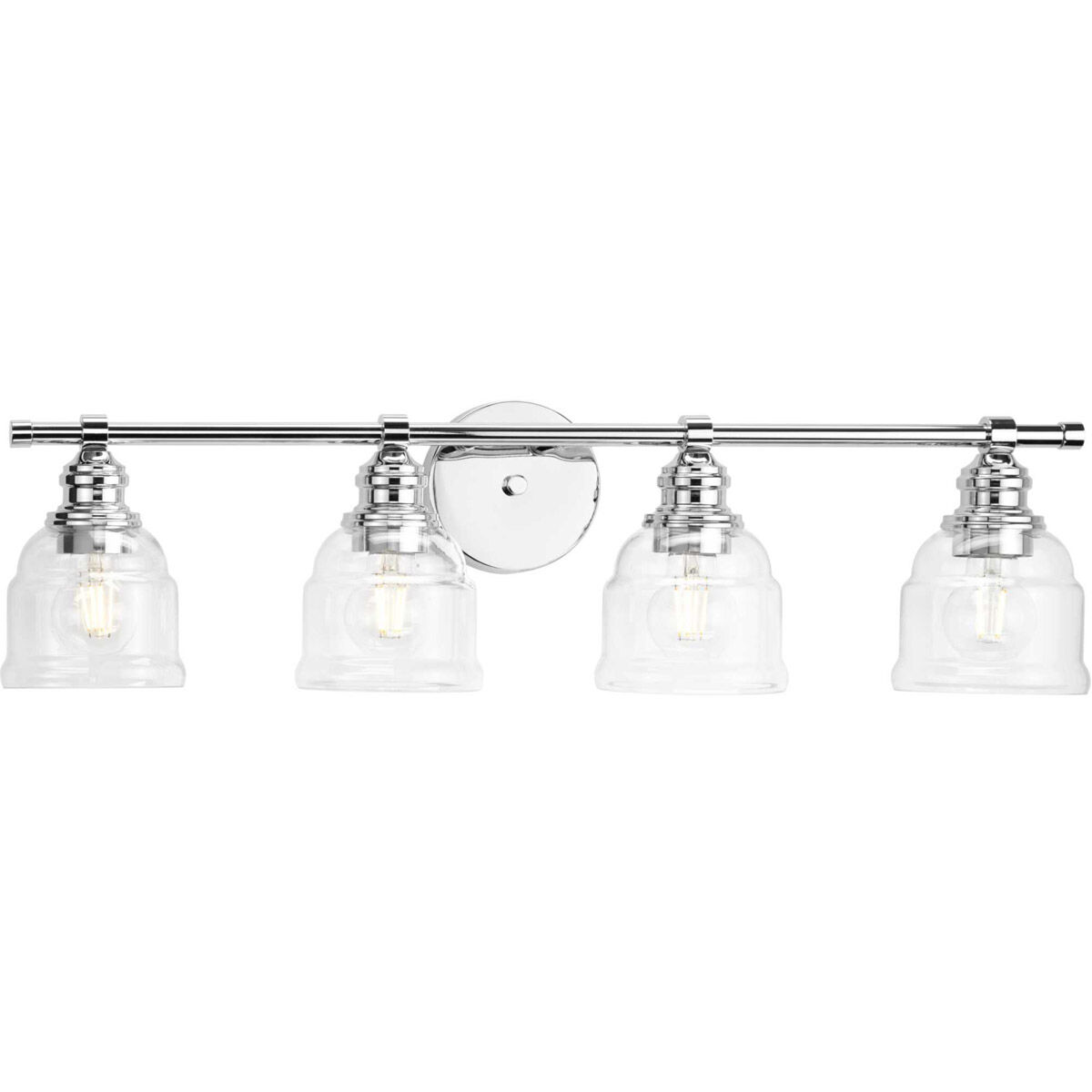 Ambrose 4 Light 29 inch Polished Chrome Bath Vanity Wall Light