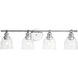 Ambrose 4 Light 29 inch Polished Chrome Bath Vanity Wall Light