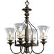 Fiorentino 4 Light 24 inch Forged Bronze Chandelier Ceiling Light