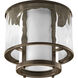Bay Court 1 Light 12 inch Antique Bronze Flush Mount Ceiling Light