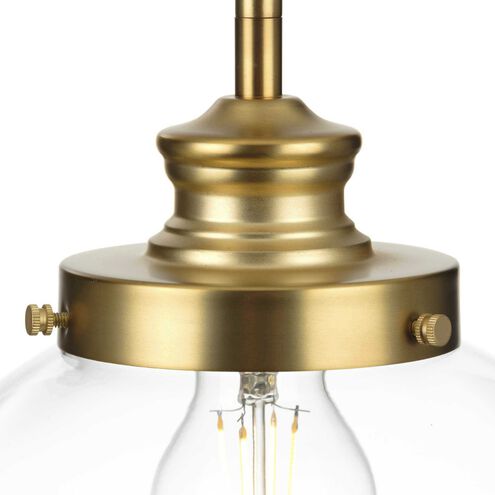 Penn 1 Light 9.75 inch Natural Brass Pendant Ceiling Light, Medium