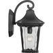 Marquette 1 Light 19 inch Textured Black Outdoor Wall Lantern, with DURASHIELD, Large