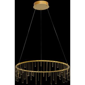 Lucerna LED 25.63 inch Stainless Steel Gold Chandelier Ceiling Light
