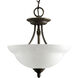 Richmond Hill 2 Light 13 inch Antique Bronze Semi-Flush Mount Ceiling Light