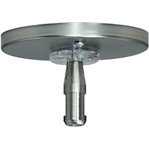 MonoRail Satin Nickel Power Feed Canopy Ceiling Light