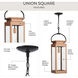 Union Square 1 Light 7 inch Antique Copper Hanging Lantern Ceiling Light, Design Series