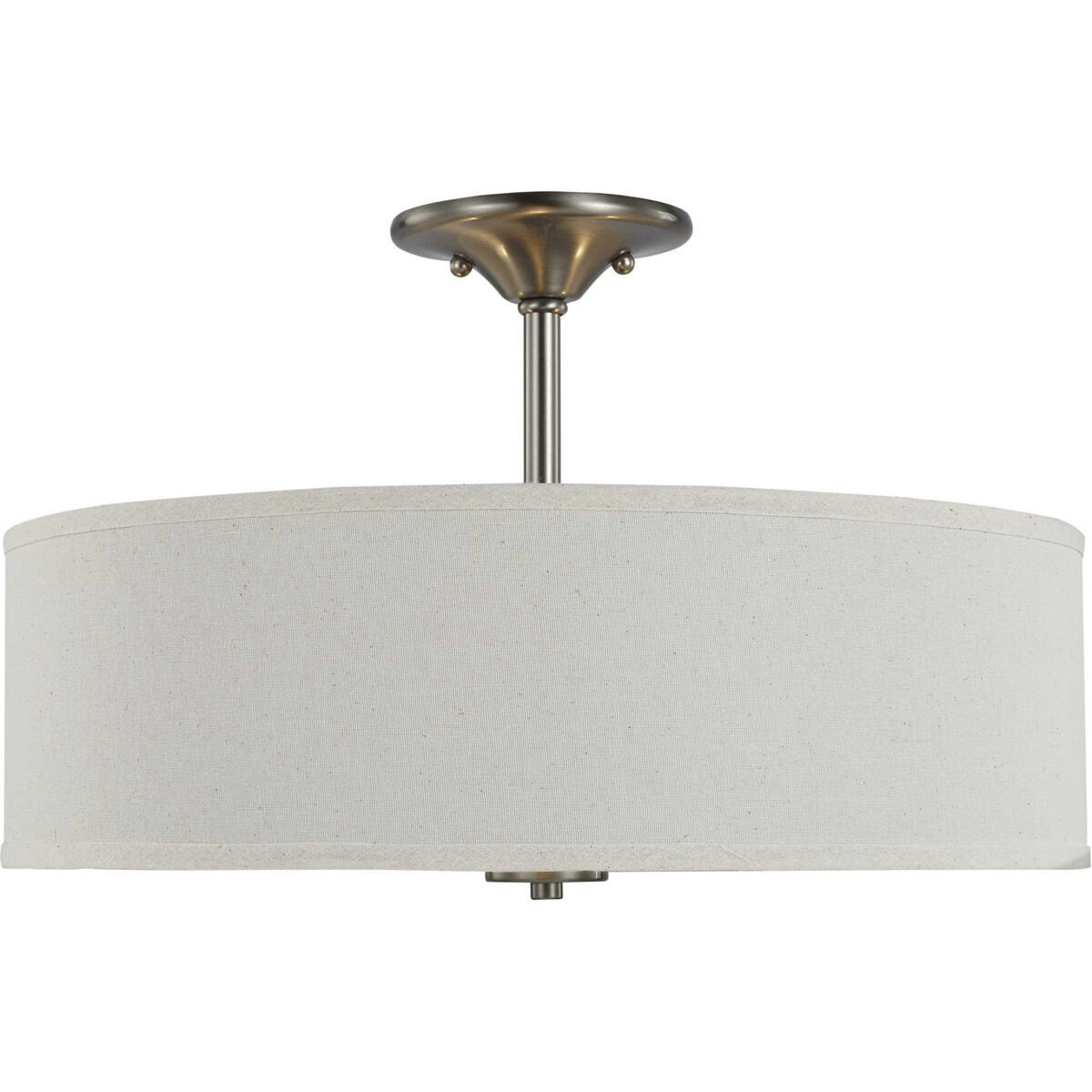 Inspire 3 Light 18 inch Brushed Nickel Semi-Flush Mount Ceiling Light