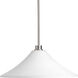 Signature 1 Light 19.5 inch Brushed Nickel Pendant Ceiling Light