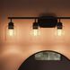 Reines 4 Light 31.75 inch Matte Black Bath Vanity Wall Light