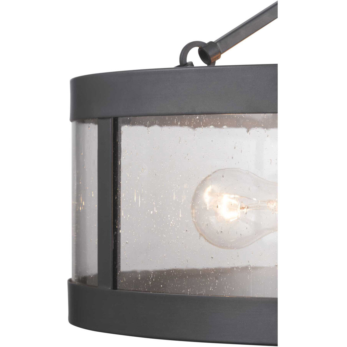 Gresham 3 Light 18 inch Graphite Semi-Flush Mount Convertible Ceiling Light, Design Series