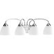 Heart 4 Light 29.88 inch Polished Chrome Bath Vanity Wall Light