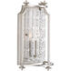 Desiree 1 Light 8.25 inch Silver Ridge Wall Sconce Wall Light, Design Series