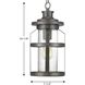 Haslett 1 Light 8 inch Antique Pewter Outdoor Hanging Lantern