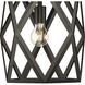 Saucedo 1 Light 12 inch Architectural Bronze Pendant Ceiling Light, Design Series