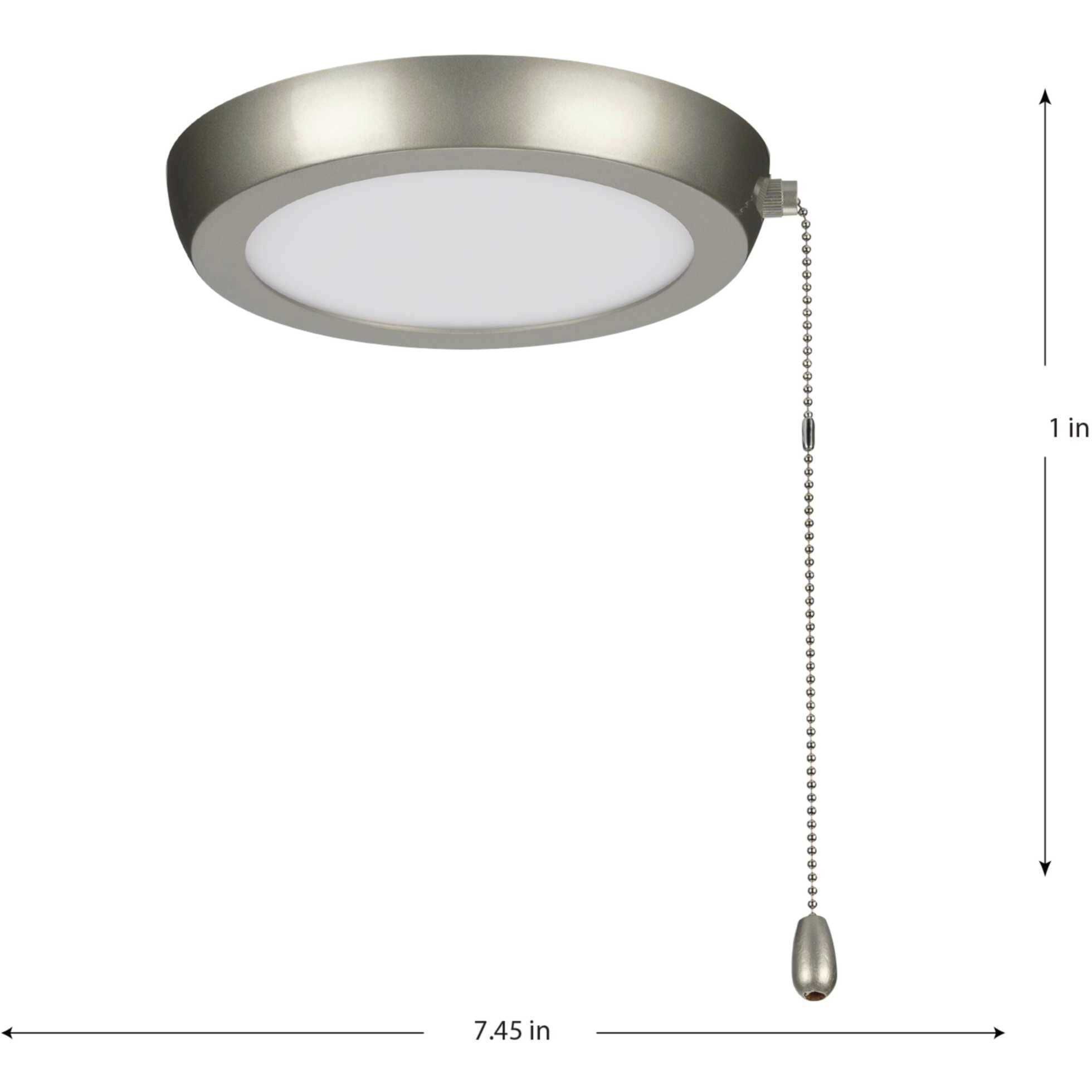 Air Pro Edgelit LED LED Painted Nickel Fan Light Kit
