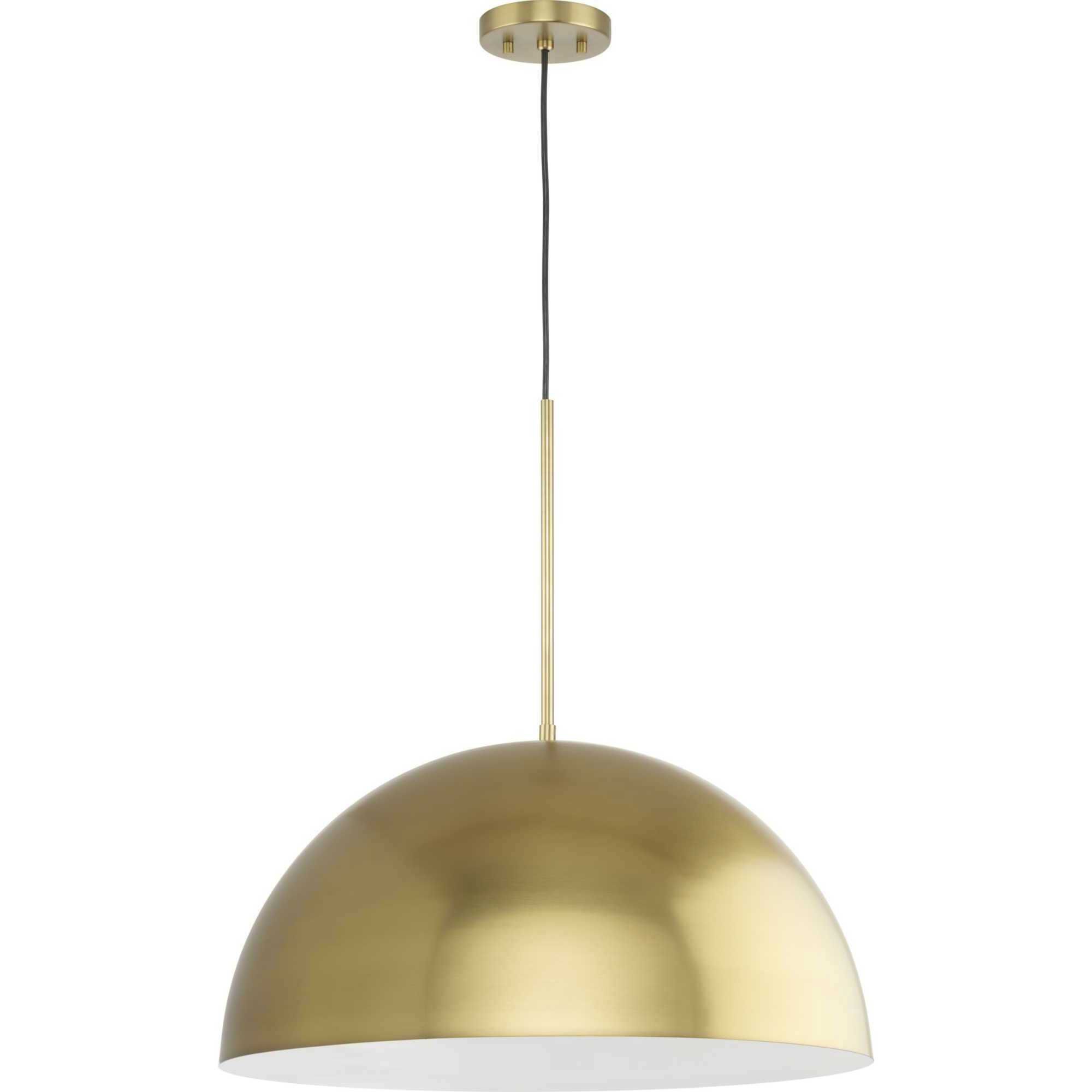 Perimeter 1 Light 23.62 inch Brushed Gold Pendant Ceiling Light