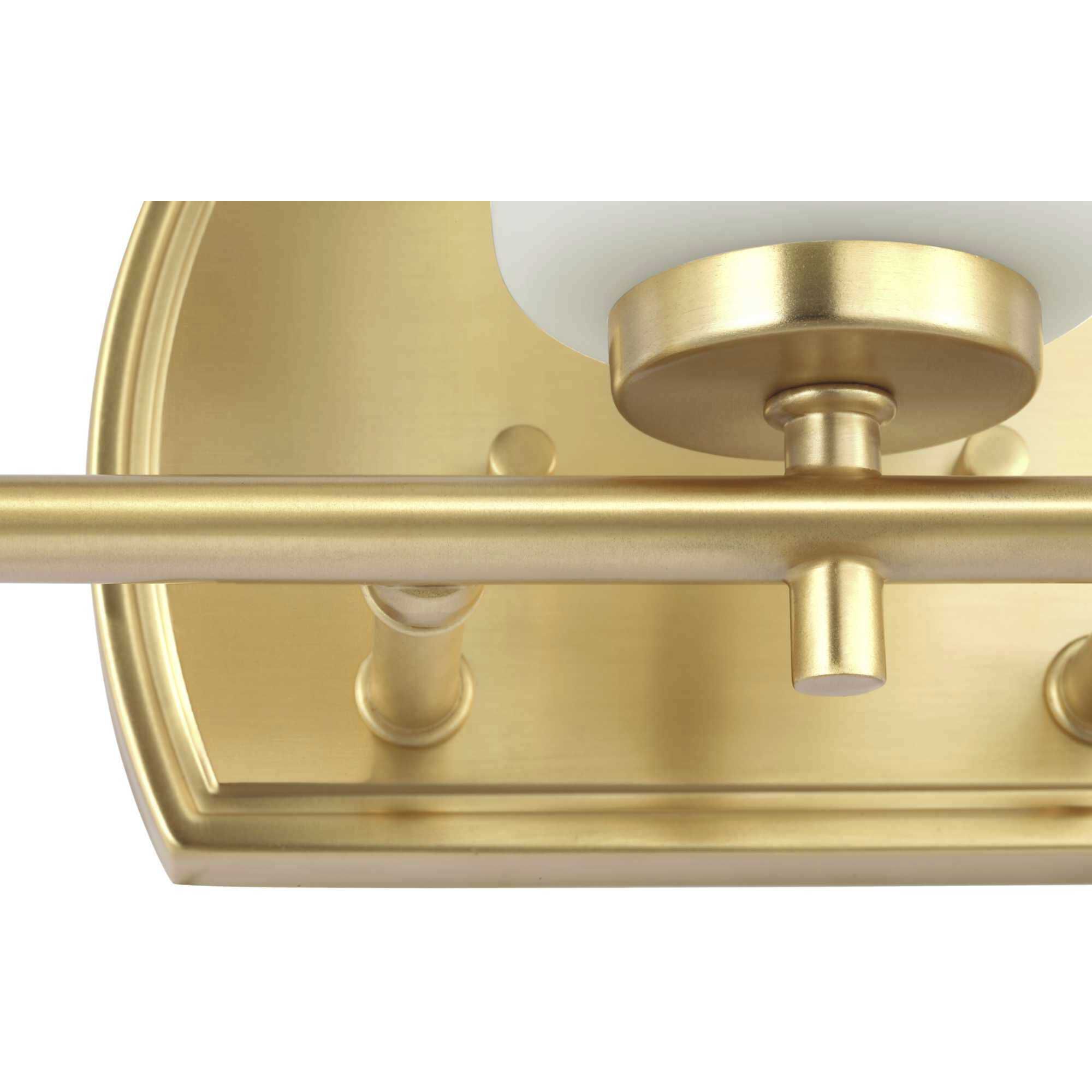 Adley 3 Light 23 inch Satin Brass Bath Vanity Light Wall Light