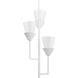 Pinellas 3 Light 12 inch White Plaster Pendant Ceiling Light, Design Series