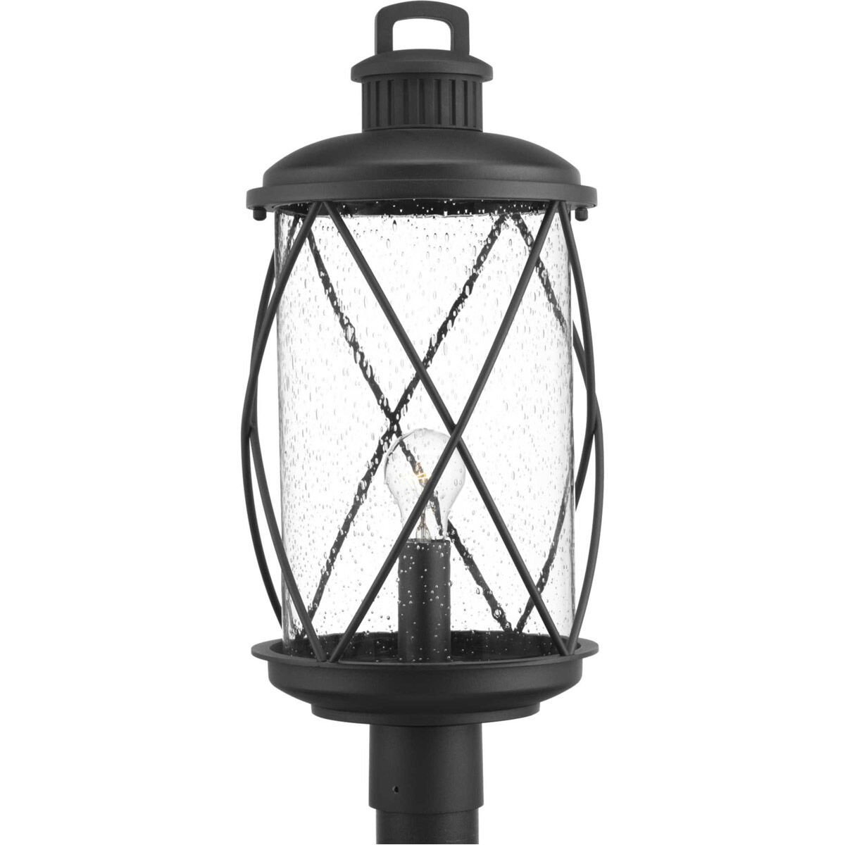 Hollingsworth 1 Light 23 inch Textured Black Outdoor Post Lantern