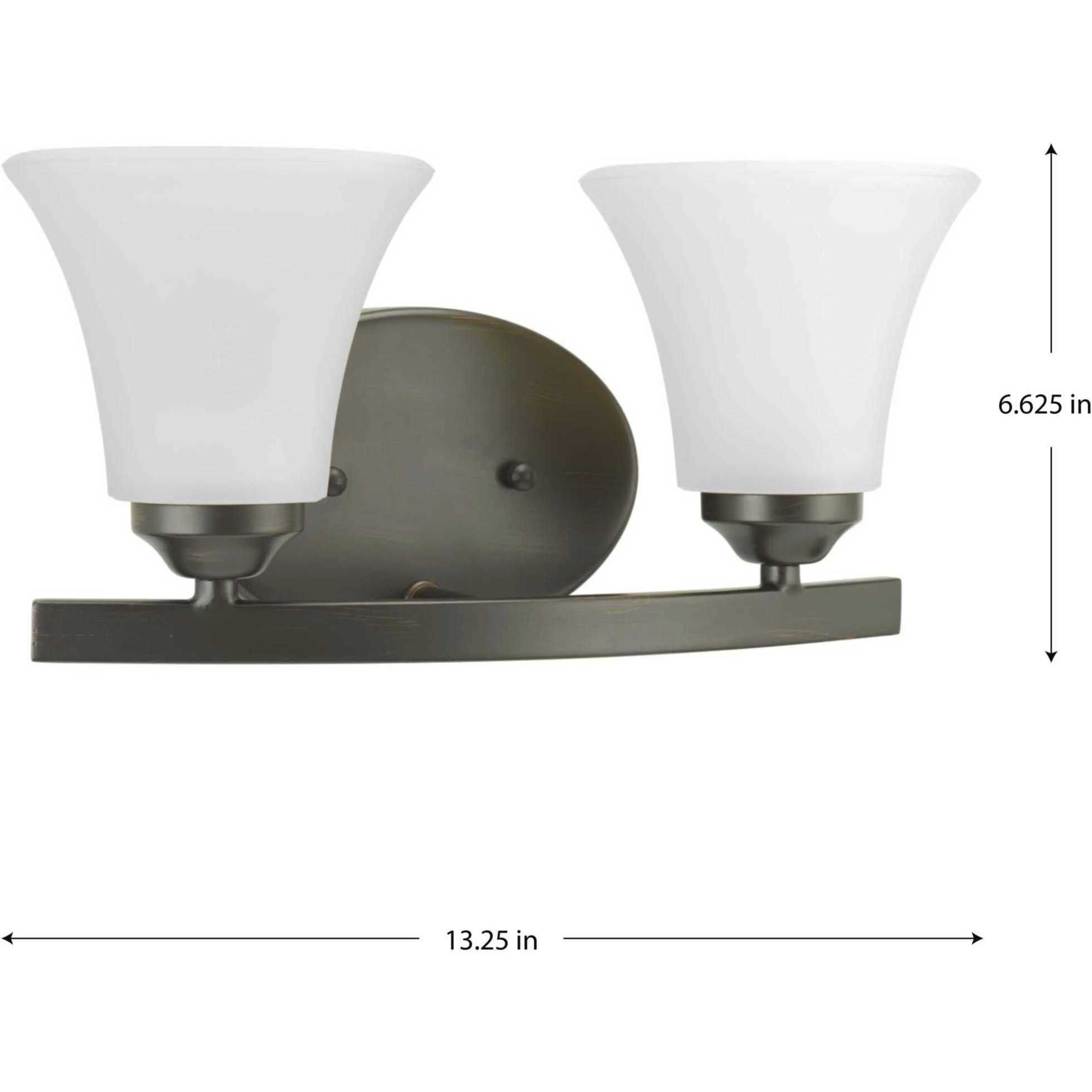 Adorn 2 Light 13.25 inch Antique Bronze Bath Vanity Wall Light