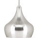 Onion LED LED 10 inch Brushed Nickel Pendant Ceiling Light, Progress LED
