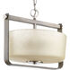 Aspen Creek 2 Light 14.13 inch Brushed Nickel Semi-Flush Convertible Ceiling Light, Design Series