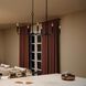 Ilia 6 Light 36 inch Matte Black Island Chandelier Ceiling Light