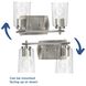 Adley 2 Light 14 inch Brushed Nickel Bath Vanity Wall Light