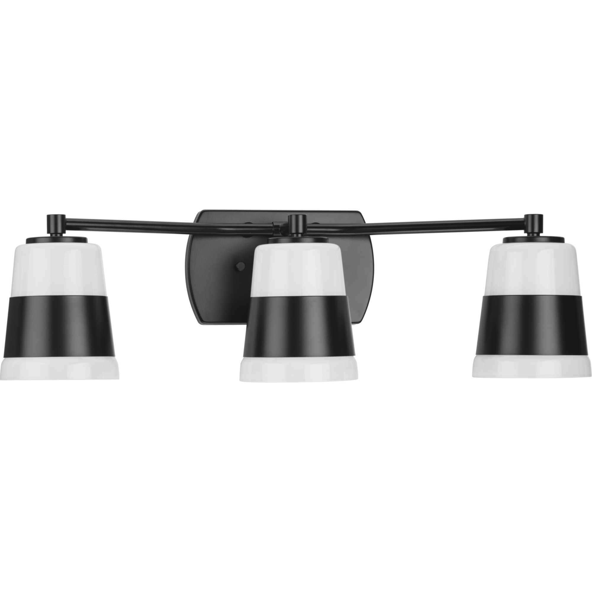Haven 3 Light 24 inch Matte Black Bath Light Wall Light