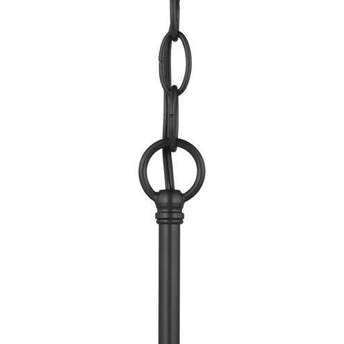 Adley 3 Light 26 inch Matte Black Linear Chandelier Ceiling Light