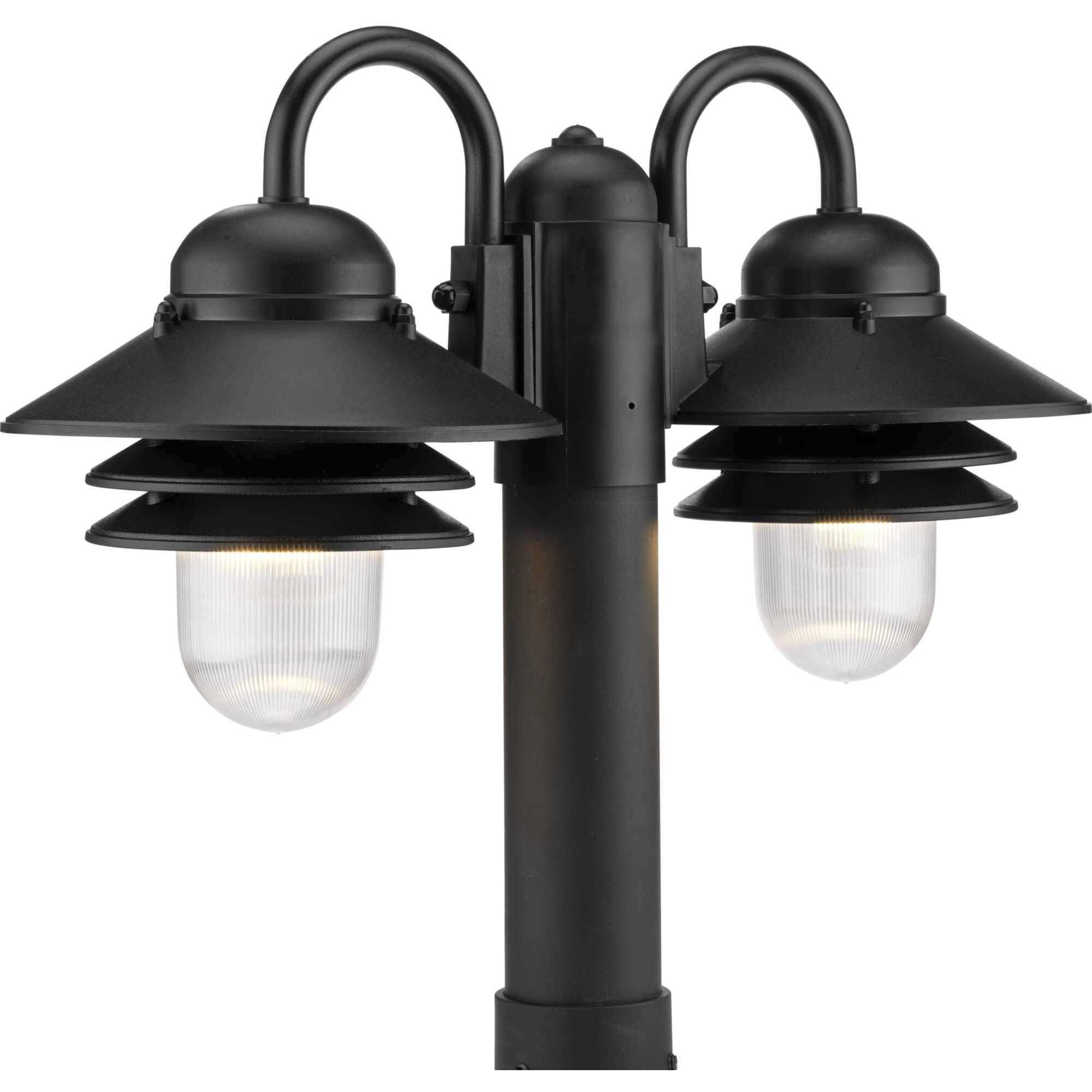 Newport 2 Light 23 inch Textured Black Outdoor Post Lantern