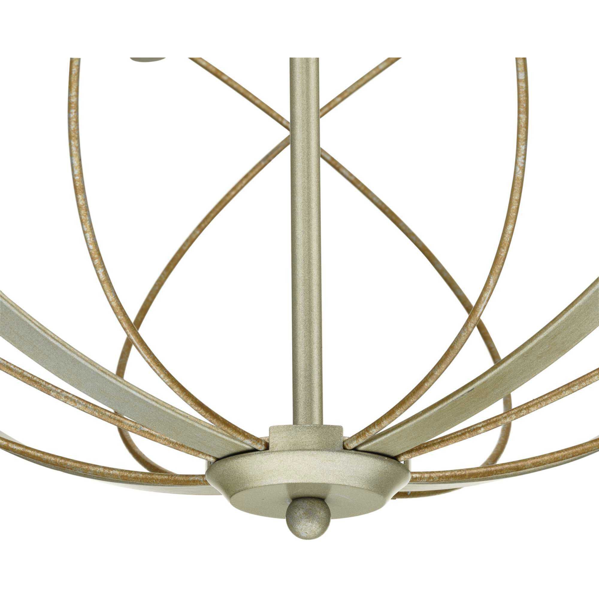 Brandywine 6 Light Silver Ridge Pendant Ceiling Light