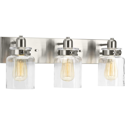 Calhoun 3 Light 22 inch Brushed Nickel Bath Vanity Wall Light
