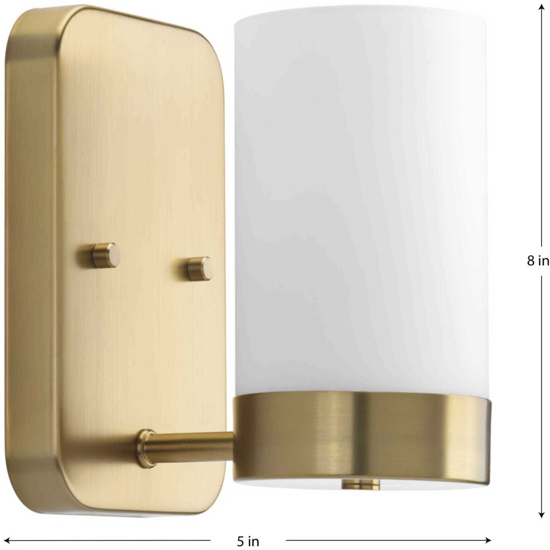 Elevate 1 Light 5 inch Brushed Bronze Bath Vanity Wall Light, Design Series