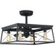 Briarwood 22 inch Matte Black Fandelier