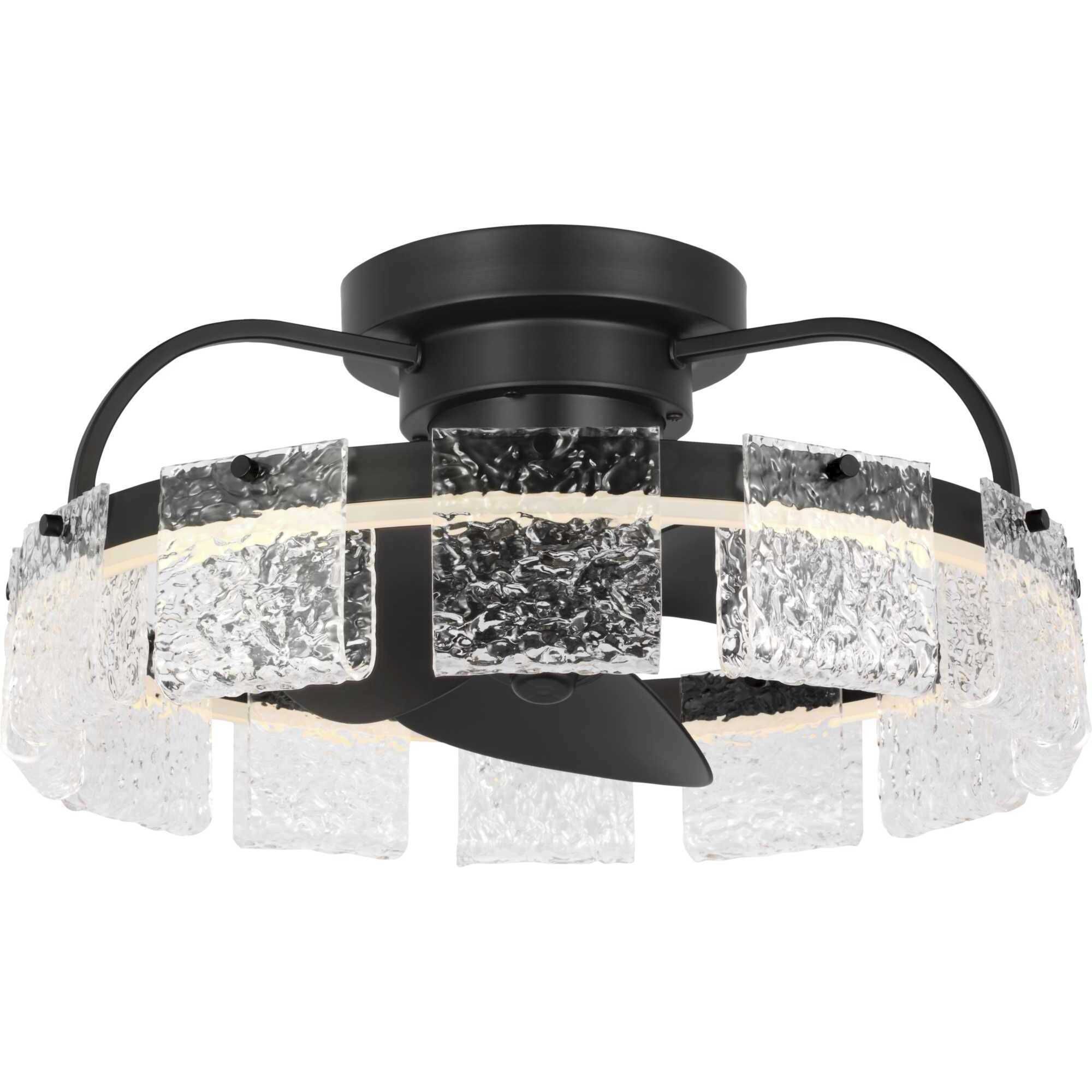 Fanin 20.62 inch Matte Black Outdoor Ceiling Fan