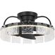 Fanin 20.62 inch Matte Black Outdoor Ceiling Fan