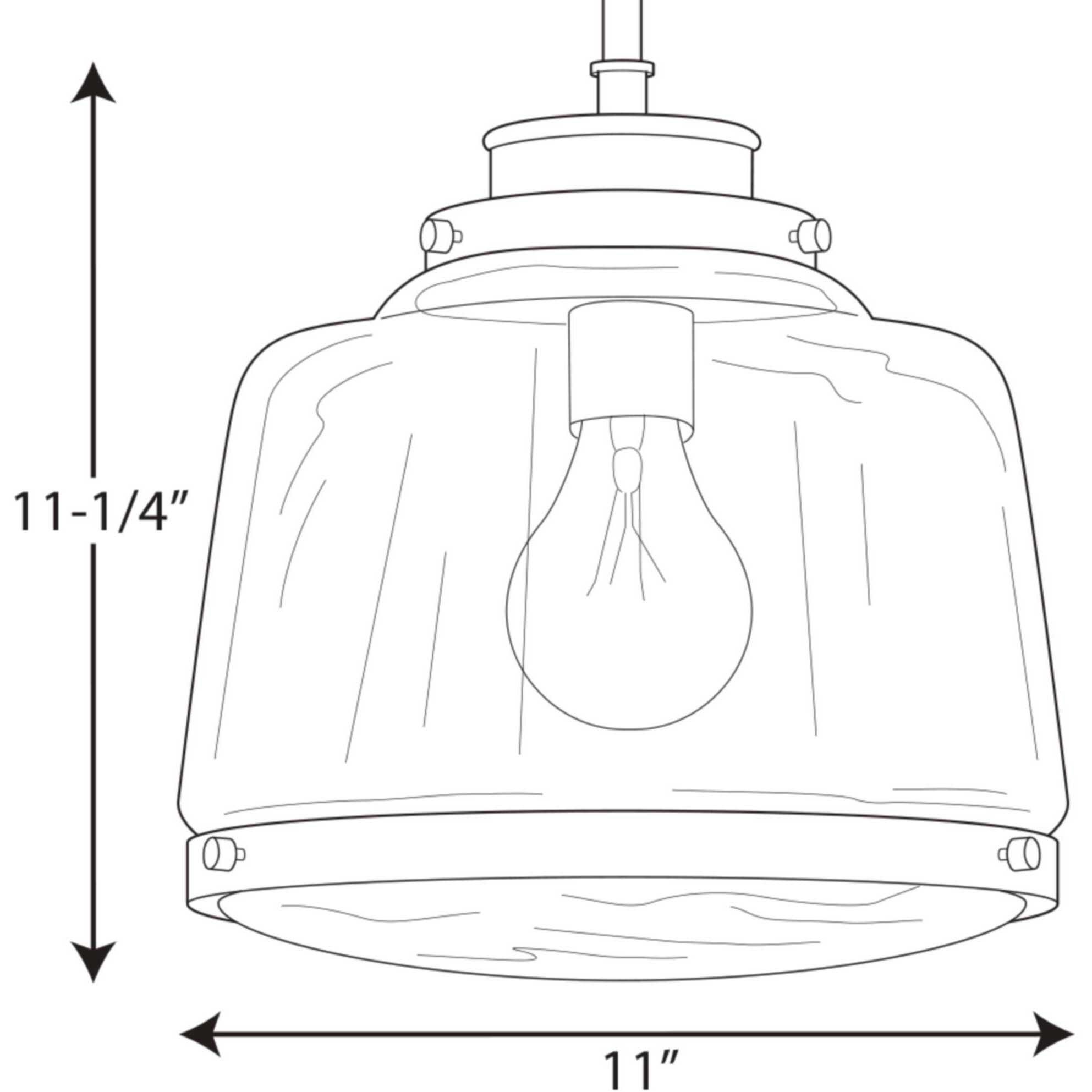 Judson 1 Light Polished Nickel Pendant Ceiling Light