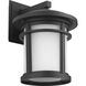 Wish LED LED 13 inch Textured Black Outdoor Wall Lantern, Medium, Progress LED